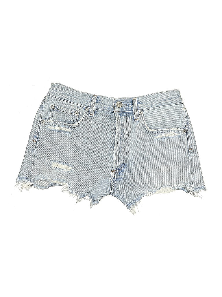 Pre-owned Agolde Denim Shorts In Blue