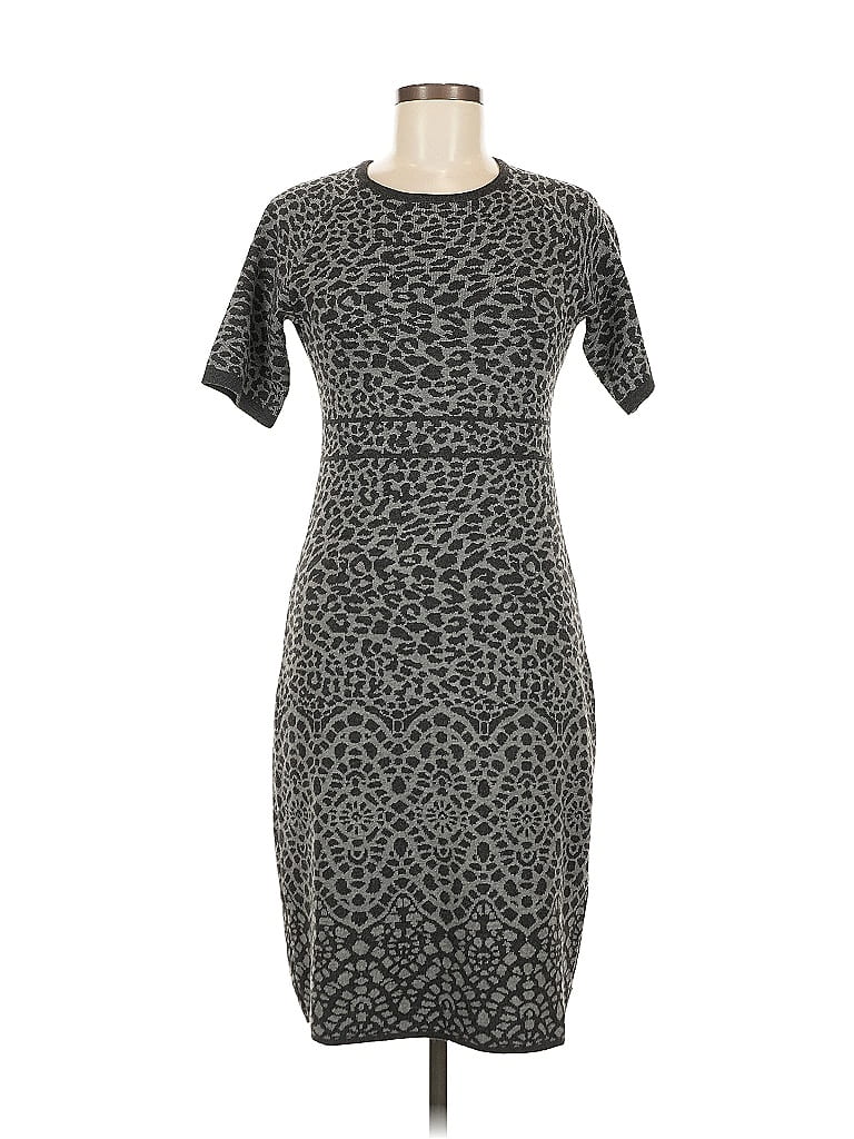 Pre-owned Calvin Klein Cardigan Sweater In Gray