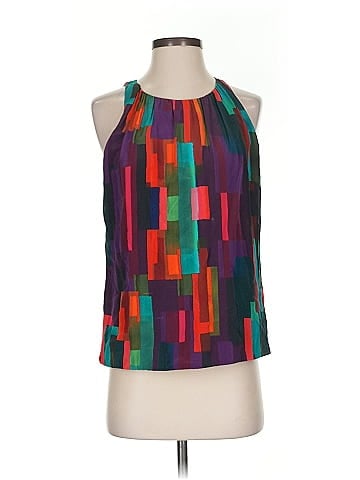 Trina Turk Sleeveless Silk Top (view 1)