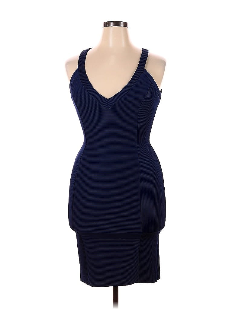 Pre-owned Guess Cocktail Dress In Blue