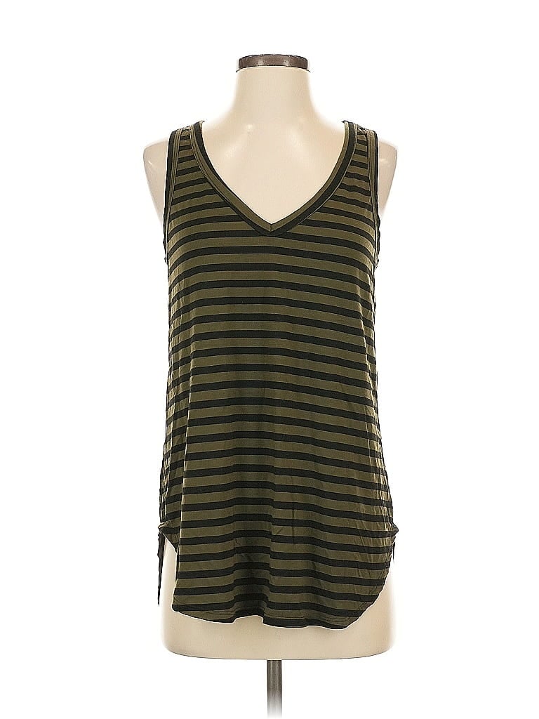 Pre-owned Assorted Brands Sleeveless T-shirt In Green