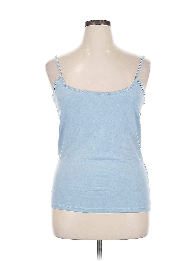 Pre-owned Primark Tank Top Blue Sweetheart Neckline Tops