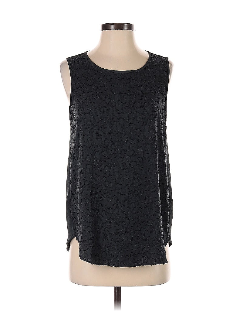 Pre-owned Ann Taylor Loft Sleeveless T-shirt In Black