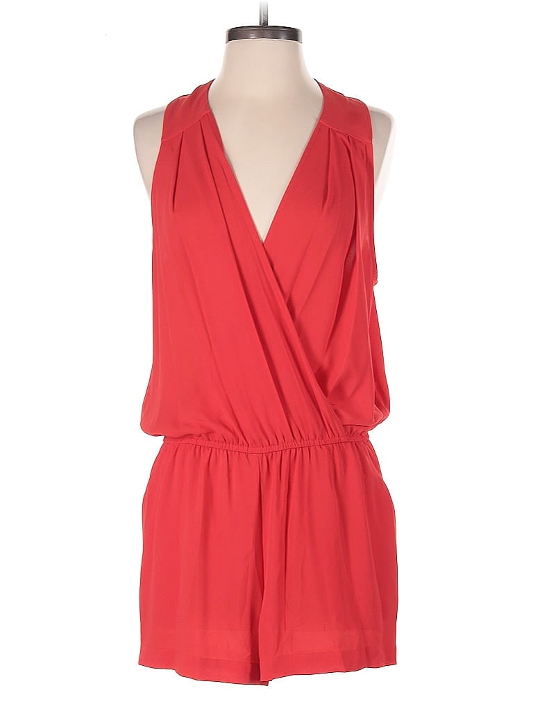 Pre-owned Bcbgmaxazria Romper In Red