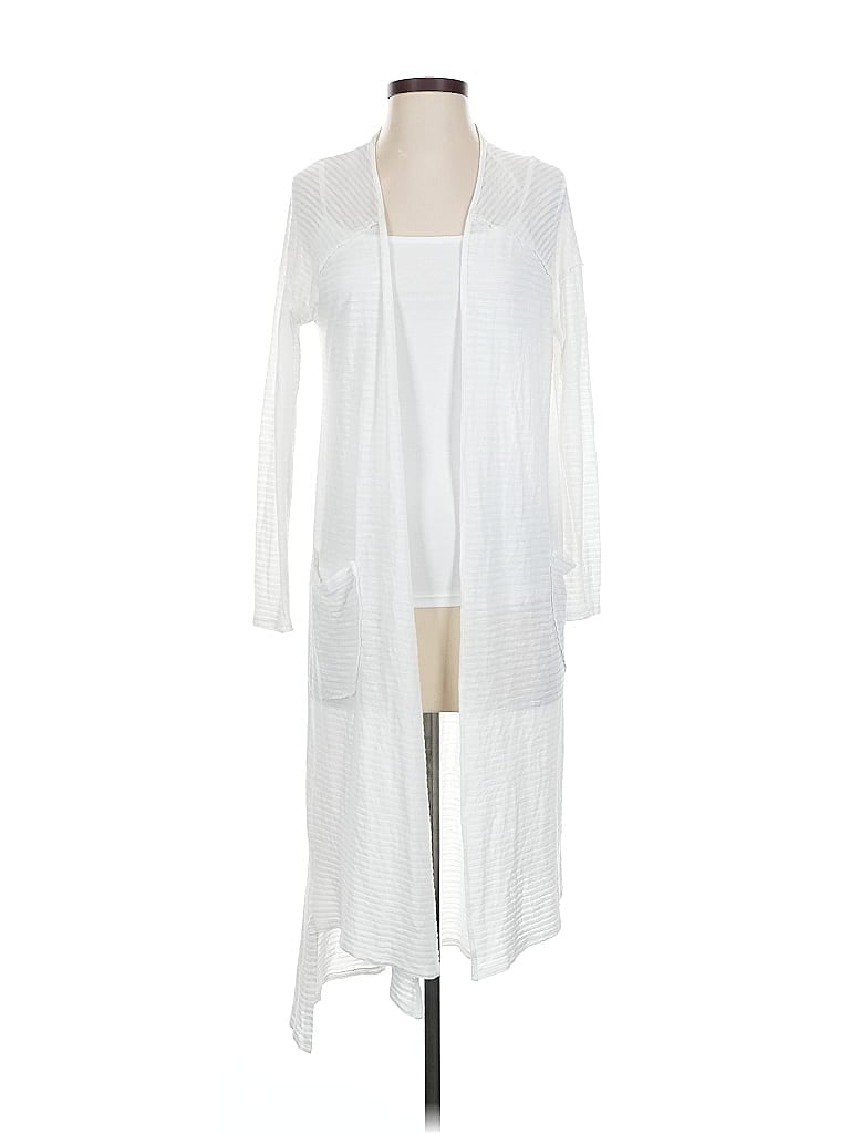 Pre-owned Unbranded Cardigan Sweater In White