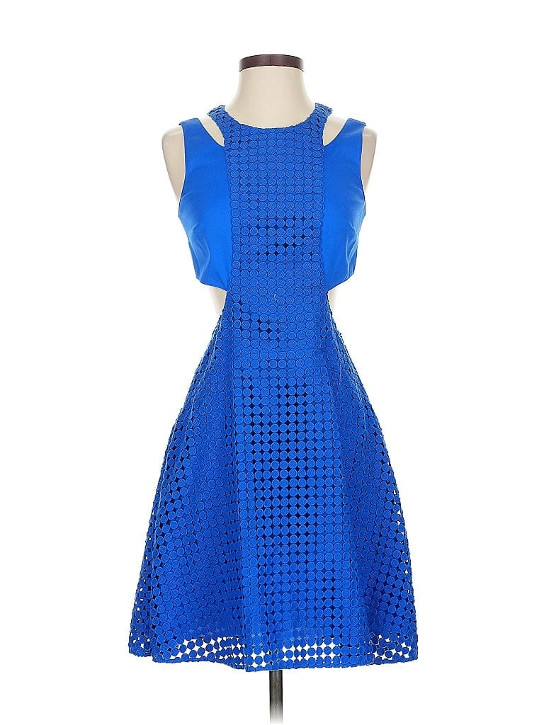Pre-owned Sachin & Babi Cocktail Dress In Blue