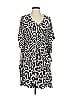 Calvin Klein Animal Print Gray Casual Dress Size 2 - photo 1