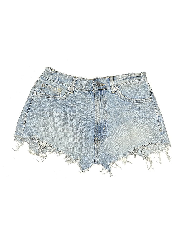 Pre-owned Bdg Denim Shorts In Blue