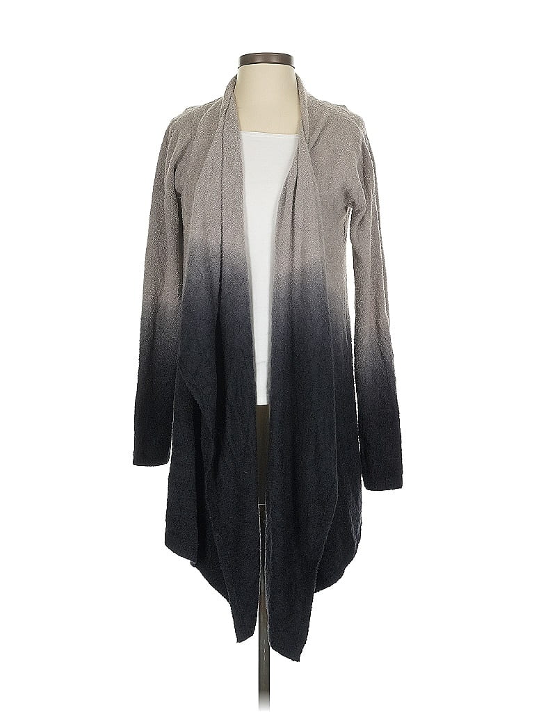 Click to view more detailed imagery on our partner's website Pre-owned Barefoot Dreams Cozychic Lite Cardigan Sweater In Gray