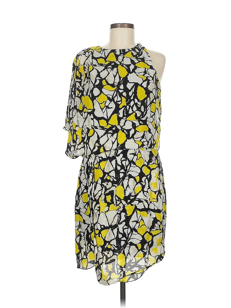 Pre-owned Robert Rodriguez Cocktail Dress In Yellow