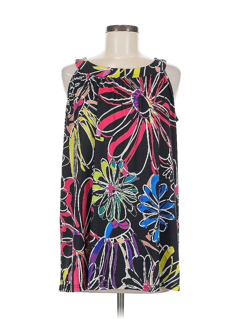 Pre-owned Lily By Firmiana Sleeveless Blouse In Black