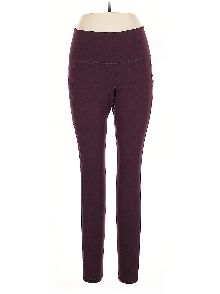 Pre-owned Active By Old Navy Jeggings In Burgundy