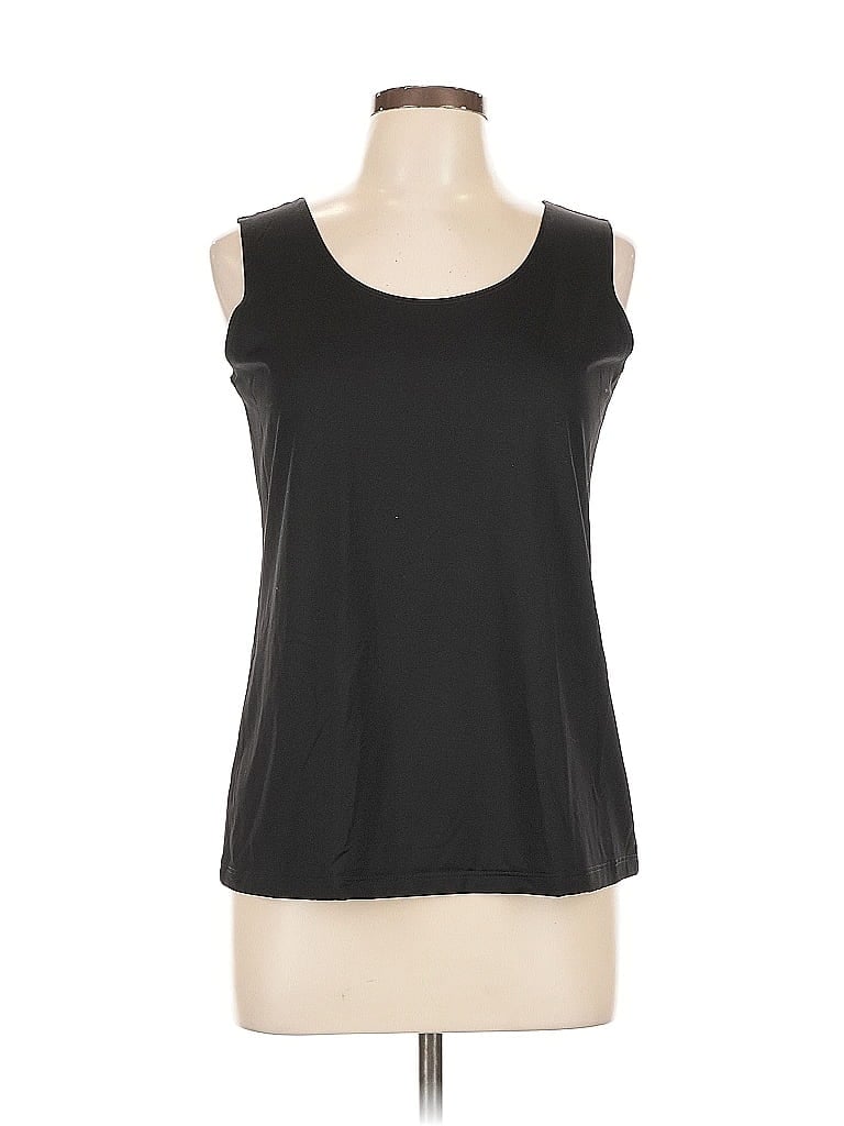 Pre-owned Chico's Sleeveless T-shirt In Black