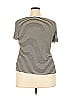 Extra Touch Stripes Black Short Sleeve T-Shirt Size 2X - photo 2