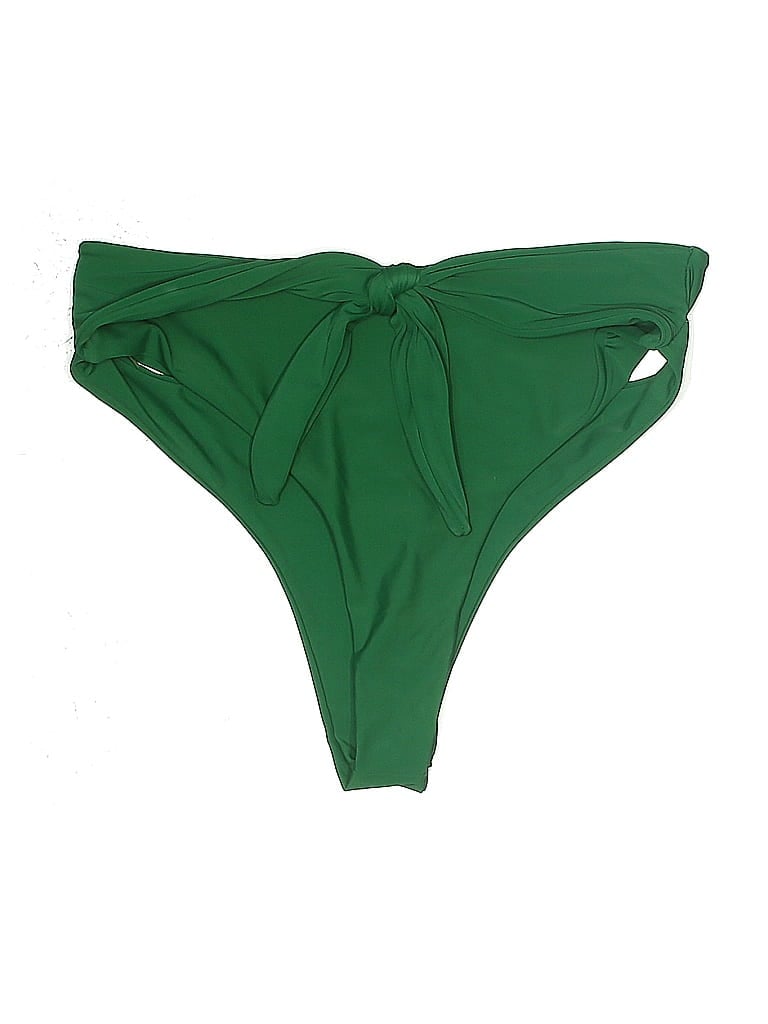 Pre-owned Zaful Swimsuit Bottoms In Green