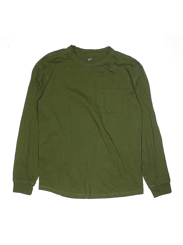 Click to view more detailed imagery on our partner's website Pre-owned Gap Kids' Long Sleeve T-shirt In Green