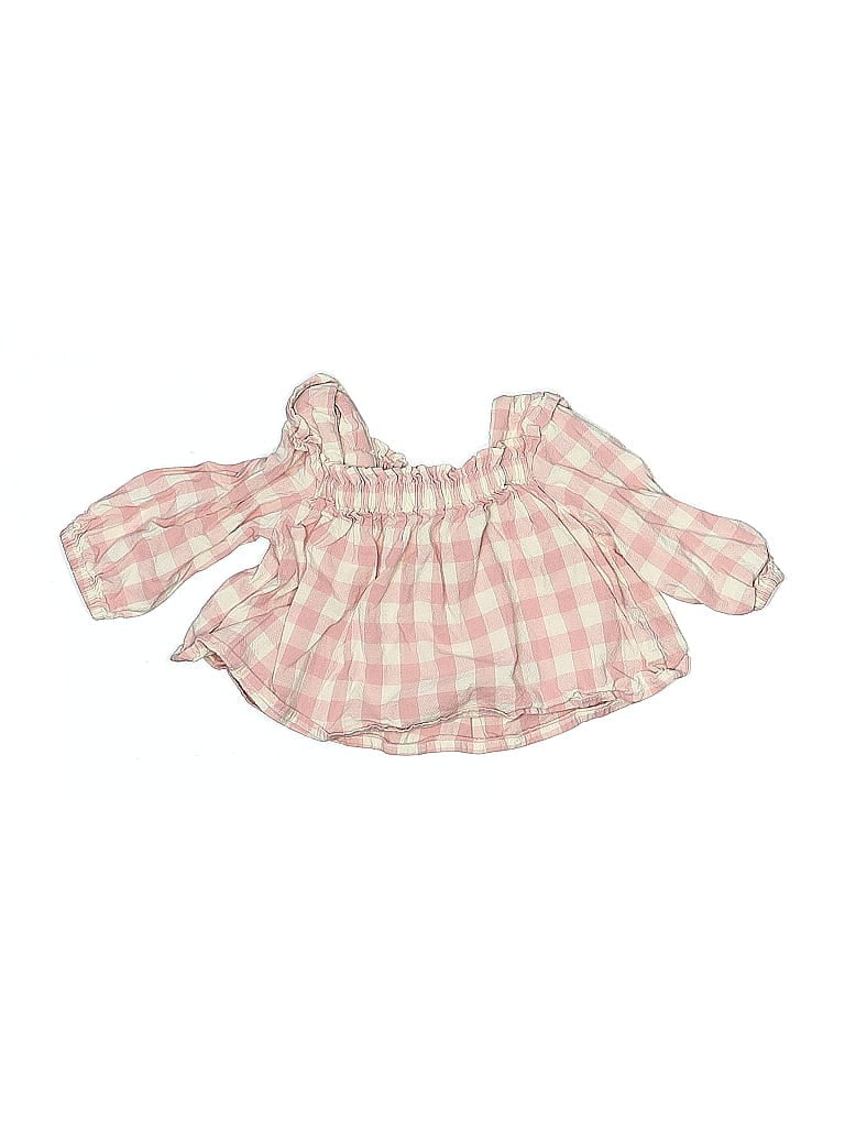 Click to view more detailed imagery on our partner's website Pre-owned Cloud Island Babies' 3/4 Sleeve Blouse In Pink