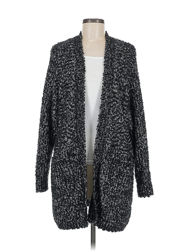 Pre-owned Bobeau Cardigan Sweater In Black