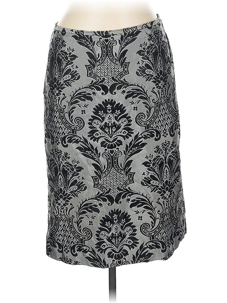 Pre-owned Ann Taylor Loft Formal Skirt In Gray