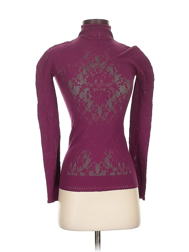 Pre-owned Intimately By Free People Long Sleeve Turtleneck In Burgundy