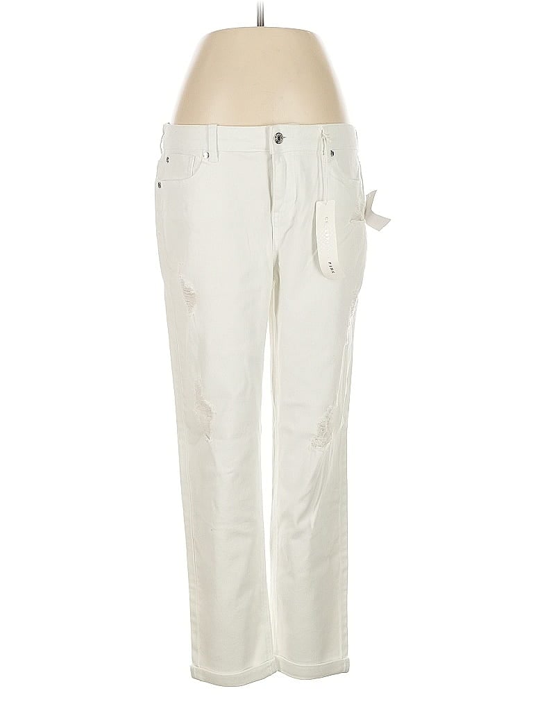 Celebrity Pink Casual Pants In White