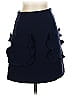 Sandro Solid Blue Formal Skirt Size Sm (1) - photo 1