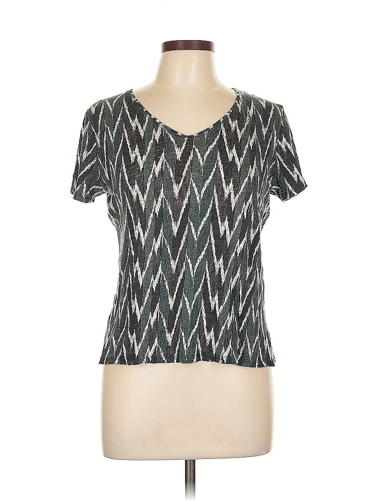 Pre-owned Ann Taylor Short Sleeve T-shirt In Green