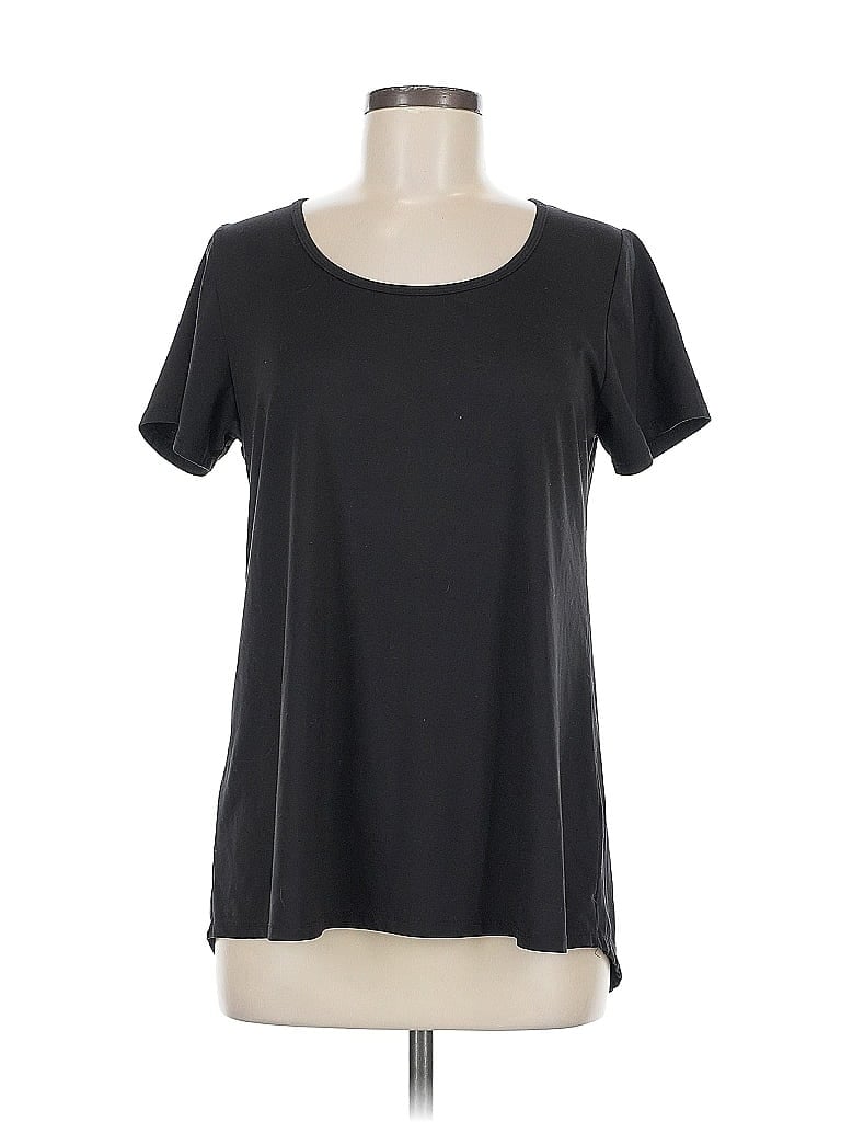 Pre-owned Lularoe Short Sleeve T-shirt In Black