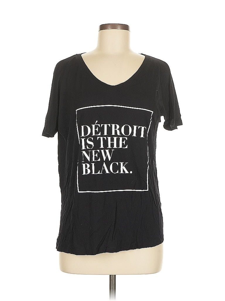 Pre-owned Assorted Brands Short Sleeve T-shirt In Black