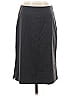 Banana Republic Chevron-herringbone Gray Wool Skirt Size 4 - photo 1