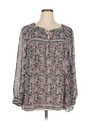 Ann Taylor LOFT Outlet Long Sleeve Blouse (view 1)