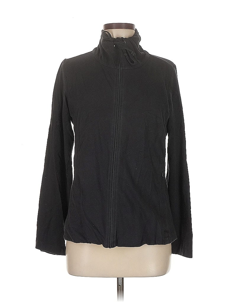 Pre-owned Eileen Fisher Jacket In Black