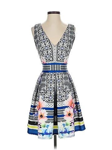 Aqua Cocktail Dress (view 1)