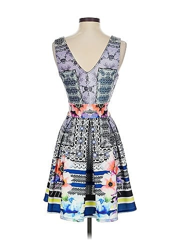 Aqua Cocktail Dress (view 2)