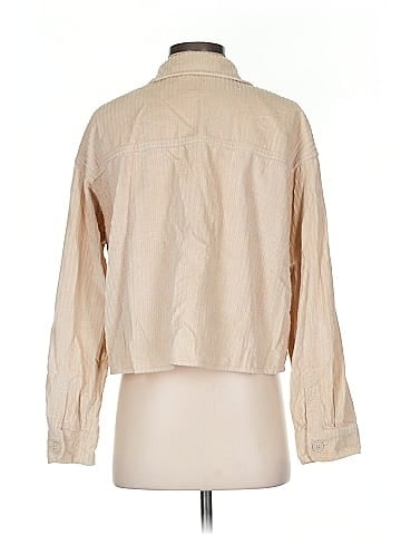 American Eagle Outfitters 3/4 Sleeve Button-Down Shirt (view 2)