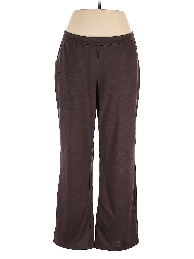 Pre-owned Woman Within Casual Pants In Brown