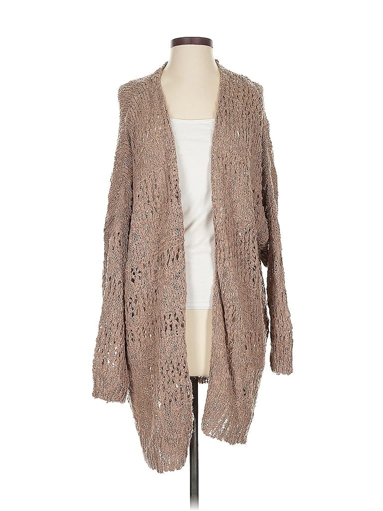 Pre-owned Lulus Cardigan Sweater In Brown