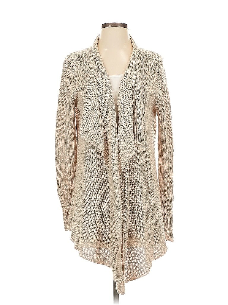 Pre-owned Eileen Fisher Cardigan Sweater In Brown