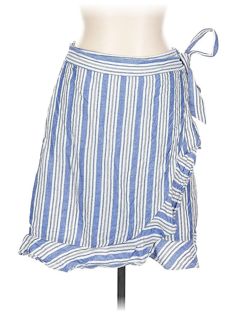 Pre-owned Ann Taylor Loft Casual Skirt In Blue