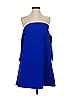 Milly Color Block Blue Cocktail Dress Size 2 - photo 1
