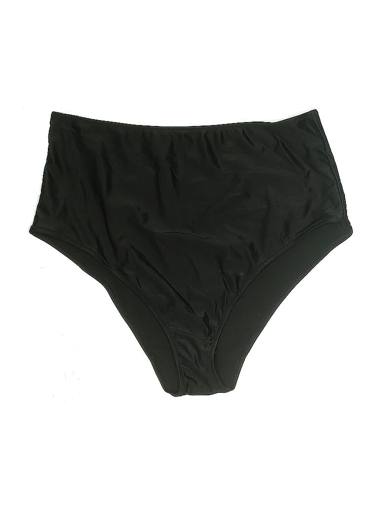 Pre-owned Aerie Swimsuit Bottoms In Black