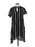 Astr 100% Rayon Stripes Black Casual Dress Size S - photo 2