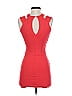 Aqua Solid Red Cocktail Dress Size XS - photo 2