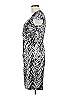 Kay Unger Animal Print Silver Cocktail Dress Size 6 - photo 5