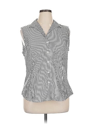 Jones New York Sleeveless Button-Down Shirt (view 1)