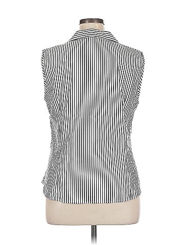 Jones New York Sleeveless Button-Down Shirt (view 2)