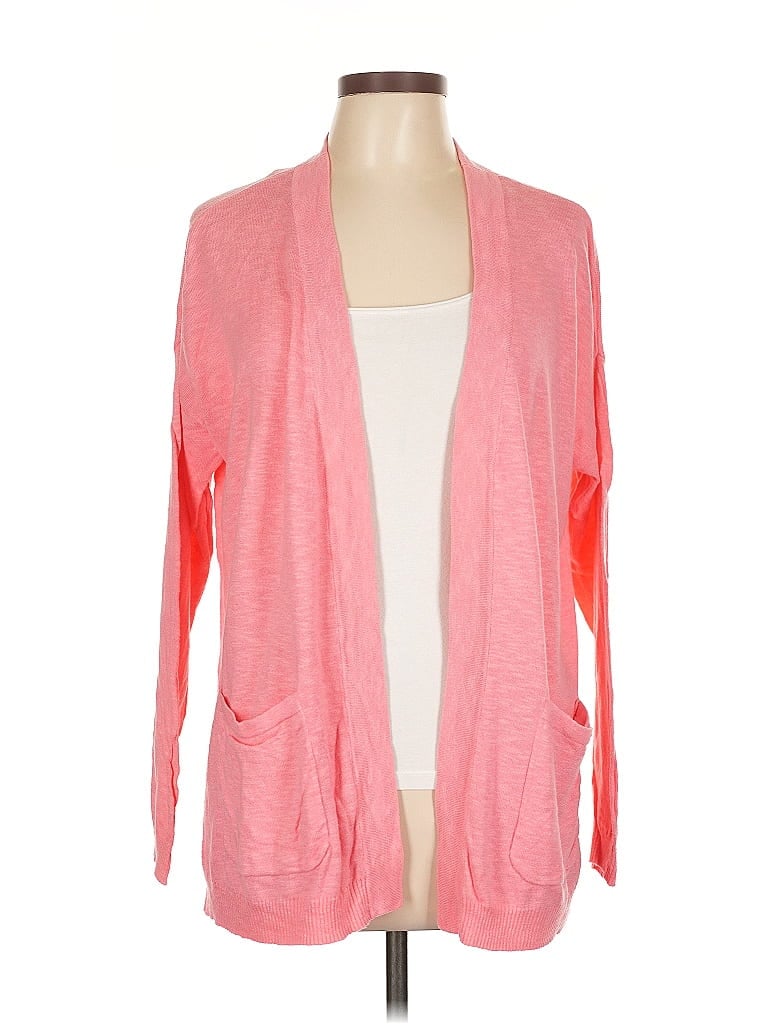 Pre-owned D&co. Cardigan Sweater In Pink