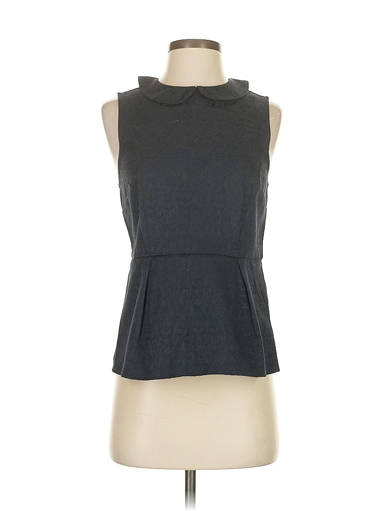 Pre-owned J.crew Factory Store Sleeveless Blouse In Gray