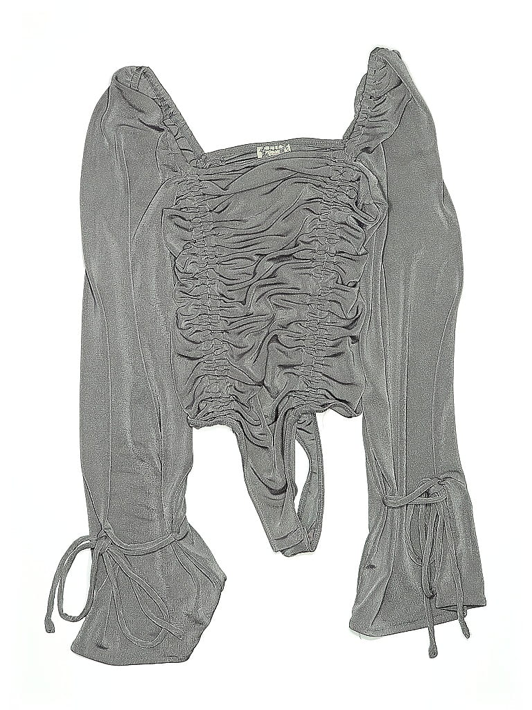 Pre-owned Intimately By Free People Bodysuit In Gray