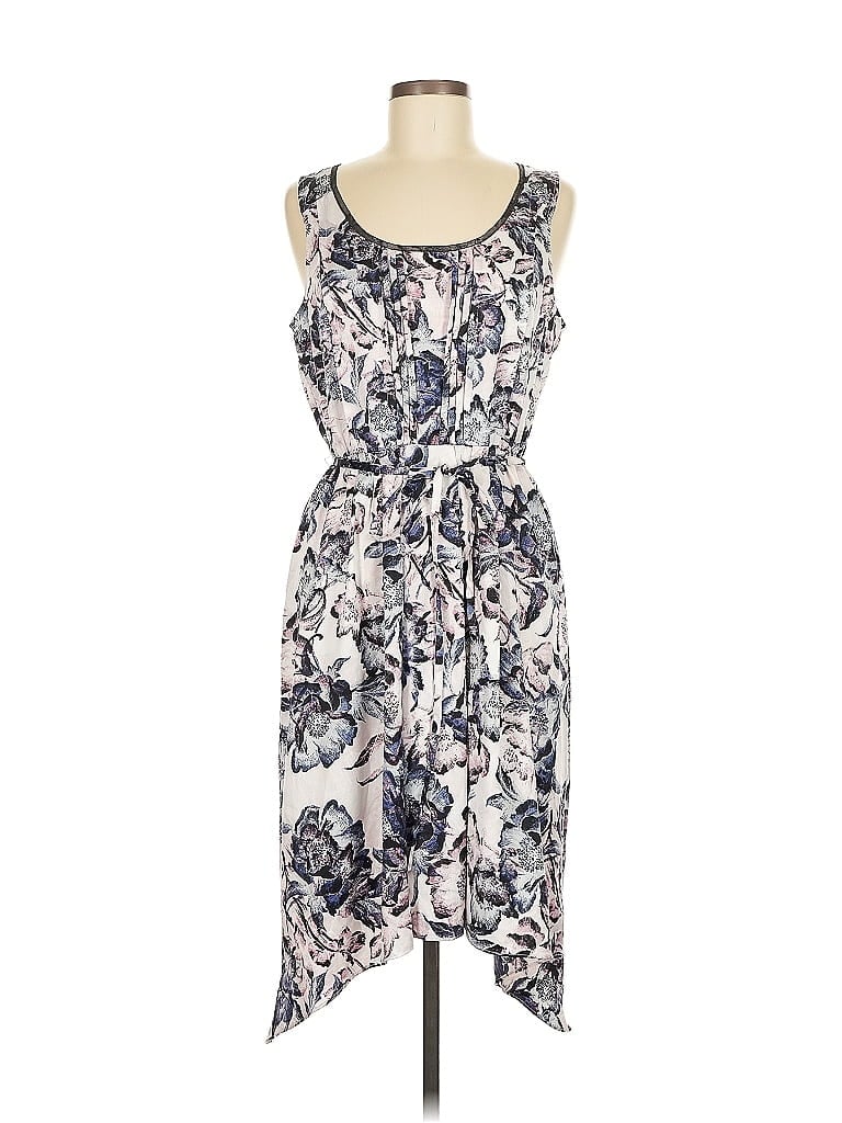 Pre-owned Simply Vera Vera Wang Casual Dress In White